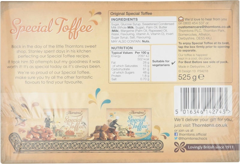 Thorntons Original Special Toffees - 525 gm - Image 4